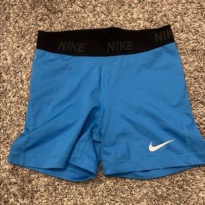 Nike Black and Blue Training Shorts